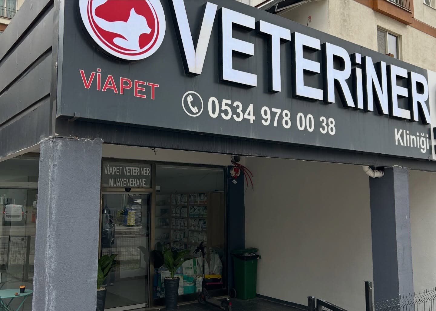 ViaPet Veteriner Kliniği dış görünümü