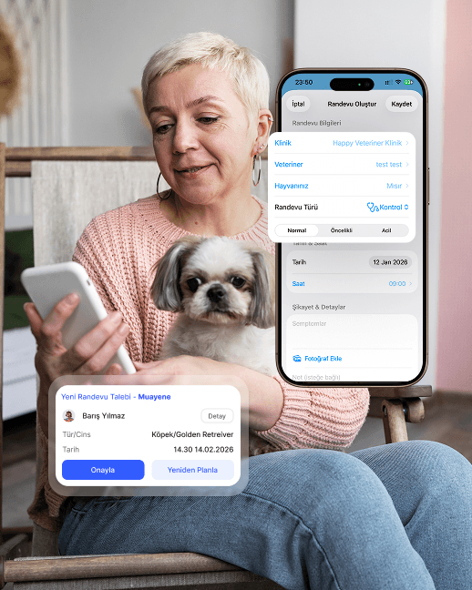 PetConnect booking screen